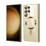 Vaku ® Samsung Galaxy S23 Ultra Luxury Electroplated Magnetic Magsafe Camera Protection TPU Back Cover Case