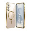 Vaku ® Samsung Galaxy S25 Luxury Electroplated Magnetic Magsafe Camera Protection TPU Back Cover Case
