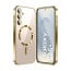Vaku ® Samsung Galaxy S25 Plus Luxury Electroplated Magnetic Magsafe Camera Protection TPU Back Cover Case
