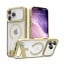 Vaku Luxos ® Apple iPhone 17 Pro Max Orion Magpro Scratch Resistant Camera Screen Protector Case With Alloy Metal Stand Shockproof Back Cover