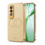 Vaku ® OnePlus Nord CE4 Skylar Leather Pattern Gold Electroplated Soft TPU Back Cover