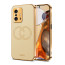 Vaku ® Xiaomi 11T Pro 5G Skylar Leather Pattern Gold Electroplated Soft TPU Back Cover