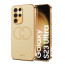 Vaku ® Samsung Galaxy S23 Ultra Skylar Leather Pattern Gold Electroplated Soft TPU Back Cover