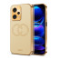 Vaku ® Xiaomi Redmi Note 12 5G Skylar Leather Pattern Gold Electroplated Soft TPU Back Cover