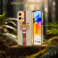 Vaku ® Vivo T1 5G Lynx Designer Leather Pattern Gold Electroplated Soft TPU Back Cover Case