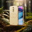 Vaku ® OnePlus 8 Skylar Leather Pattern Gold Electroplated Soft TPU Back Cover