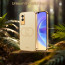 Vaku ® Vivo V21e 5G Skylar Leather Finish Gold Electroplated Soft TPU Back Cover