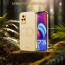 Vaku ® Vivo Y73 Skylar Leather Pattern Gold Electroplated Soft TPU Back Cover