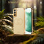 Vaku ® Samsung Galaxy S22 Skylar Leather Pattern Gold Electroplated Soft TPU Back Cover