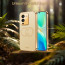 Vaku ® Vivo V25 Pro Skylar Leather Pattern Gold Electroplated Soft TPU Back Cover
