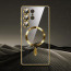 Vaku ® Samsung Galaxy S25 Ultra Luxury Electroplated Magnetic Magsafe Camera Protection TPU Back Cover Case