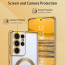 Vaku ® Samsung Galaxy S21 Ultra Luxury Electroplated Magnetic Magsafe Camera Protection TPU Back Cover Case