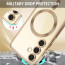 Vaku ® Samsung Galaxy S24 FE Luxury Electroplated Magnetic Magsafe Camera Protection TPU Back Cover Case