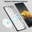Vaku ® Samsung Galaxy S21 Ultra Luxury Electroplated Magnetic Magsafe Camera Protection TPU Back Cover Case