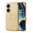 Vaku ® OnePlus Nord CE 3 5G Skylar Leather Pattern Gold Electroplated Soft TPU Back Cover