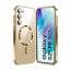 Vaku ® Samsung Galaxy S21 FE Luxury Electroplated Magnetic Magsafe Camera Protection TPU Back Cover Case