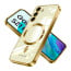 Vaku ® Samsung Galaxy S21 FE Luxury Electroplated Magnetic Magsafe Camera Protection TPU Back Cover Case