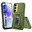 Vaku ® Samsung Galaxy A55 5G Aegis Armor Slide Camera Protection Magnetic Ring Holder Kickstand Back Cover