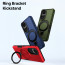 Vaku ® Vivo V25 5G Astor Military Grade Armor Protective Case with Ring Bracket Kickstand Back cover