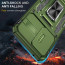 Vaku ® Samsung Galaxy A54 5G Aegis Armor Slide Camera Protection Magnetic Ring Holder Kickstand Back Cover