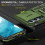 Vaku ® Samsung Galaxy S23 FE Aegis Armor Slide Camera Protection Magnetic Ring Holder Kickstand Back Cover