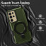 Vaku ® Samsung Galaxy S24 Ultra Astor Military Grade Armor Protective Case with Ring Bracket Kickstand Back cover