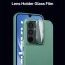 Vaku ® Samsung Galaxy A34 5G Rime Frosted Translucent Camera Protector Case with Built-in Stash Stand Back Cover