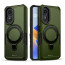 Vaku ® Oppo A17 Astor Military Grade Armor Protective Case with Ring Bracket Kickstand Back cover