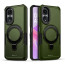 Vaku ® Oppo A78 5G Astor Military Grade Armor Protective Case with Ring Bracket Kickstand Back cover
