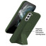 Vaku ® Samsung Galaxy S21 FE Harbor Grip Multi-Functional Magnetic Vertical & Horizontal Stand Case Silicon Back Cover