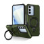 Vaku ® Vivo V27 5G Astor Military Grade Armor Protective Case with Ring Bracket Kickstand Back cover