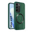 Vaku ® Vivo V27 5G Diamond Plume Pattern Magnetic Magsafe Matte Soft-Touch Texture Back Cover