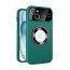 Vaku ® Apple iPhone 15 Polarized Magnetic Magpro Camera Lens Protector Logo Hole Back Cover