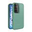 Vaku ® Samsung Galaxy A34 5G Rime Frosted Translucent Camera Protector Case with Built-in Stash Stand Back Cover