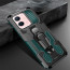 Vaku ® Vivo Y33s 5G Vanguard Military Grade Armor Case with Metal Belt Clip Kickstand Back Cover