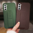 Vaku ® Samsung Galaxy S21 FE Harbor Grip Multi-Functional Magnetic Vertical & Horizontal Stand Case Silicon Back Cover