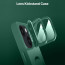 Vaku ® Apple iPhone 14 Rime Frosted Magnetic Magpro Translucent Camera Protector Case with Built-in Stash Stand Back Cover