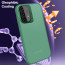 Vaku ® Samsung Galaxy A33 5G Rime Frosted Translucent Camera Protector Case with Built-in Stash Stand Back Cover