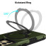Vaku ® Samsung Galaxy S24 Ultra Astor Military Grade Armor Protective Case with Ring Bracket Kickstand Back cover