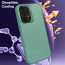 Vaku ® Samsung Galaxy A53 5G Rime Frosted Translucent Camera Protector Case with Built-in Stash Stand Back Cover