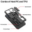 Vaku ® Samsung Galaxy A54 5G Vanguard Military Grade Armor Case with Metal Belt Clip Kickstand Back Cover