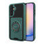 Vaku Luxos ® Samsung Galaxy A55 5G Axion Armor Military Grade Protective Case with Magnetic Ring Holder Kickstand Back Cover