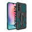 Vaku ® Samsung Galaxy A24 4G Vanguard Military Grade Armor Case with Metal Belt Clip Kickstand Back Cover