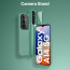 Vaku ® Samsung Galaxy A14 5G Rime Frosted Translucent Camera Protector Case with Built-in Stash Stand Back Cover