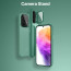 Vaku ® Samsung Galaxy A53 5G Rime Frosted Translucent Camera Protector Case with Built-in Stash Stand Back Cover
