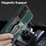 Vaku ® Samsung Galaxy S23 Vanguard Military Grade Armor Case with Metal Belt Clip Kickstand Back Cover