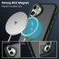 Vaku Luxos ® Apple iPhone 16 Elemento MagPro Drop Protection Shockproof Certified Mag-Safe Guard Corner Frosted Back Cover