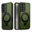 Vaku ® Samsung Galaxy S24 5G Astor Military Grade Armor Protective Case with Ring Bracket Kickstand Back cover