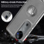 Vaku ® Vivo V40 5G Regal Shield Metal Lion Engraved Leather Protective Back Cover