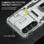 Vaku ® Samsung Galaxy A34 5G Aegis Armor Slide Camera Protection Magnetic Ring Holder Kickstand Back Cover